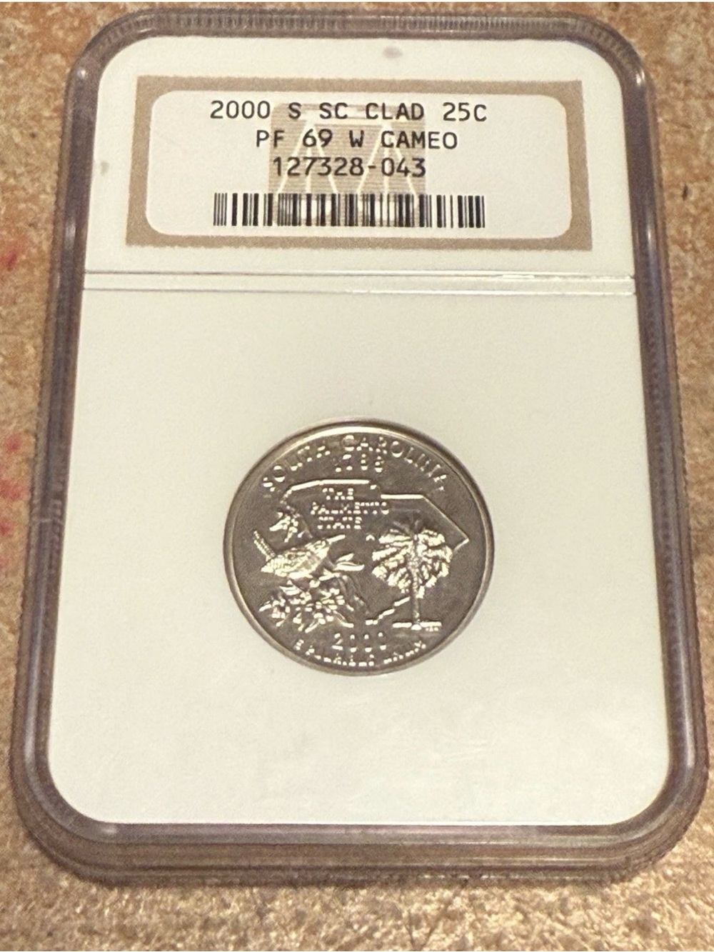 WN21 - 2000-S South Carolina NGC PF 69 With Cameo Clad